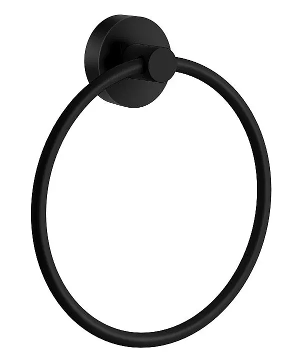 Smedbo Home Towel Ring – Matt Ebony