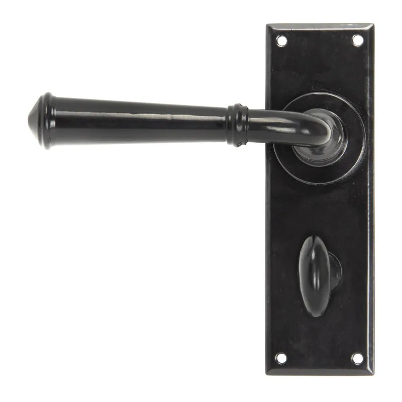 Wall-Mounted Vanity Black Regency Lever Bathroom Adjust | From Anvil