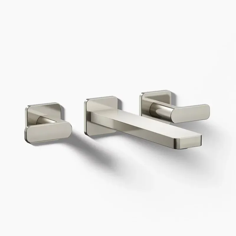 Kohler Parallel Wall-mount bathroom sink faucet trim, 1.2 gpm K-T27120-4-SN