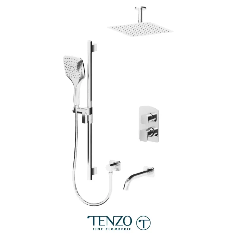 Tenzo Delano 3 Behaves Shower Faucet Ceiling Mount DEPB33-511315