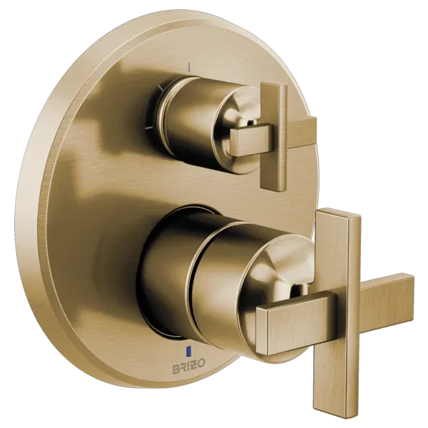 Brizo Pressure Balance Valve Integrated 3-Function Diverter Trim - Less Manages T75P598-GLLHP