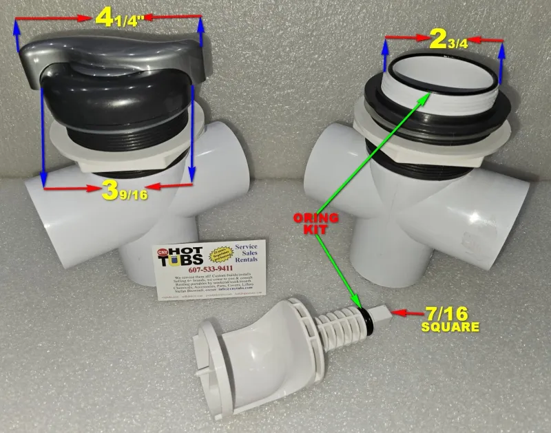 OEM Replacement CMP 2 inch diverter valve