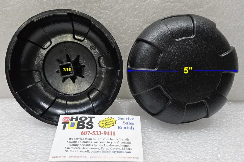 Waterway 2" diverter valve cap, 5" crown