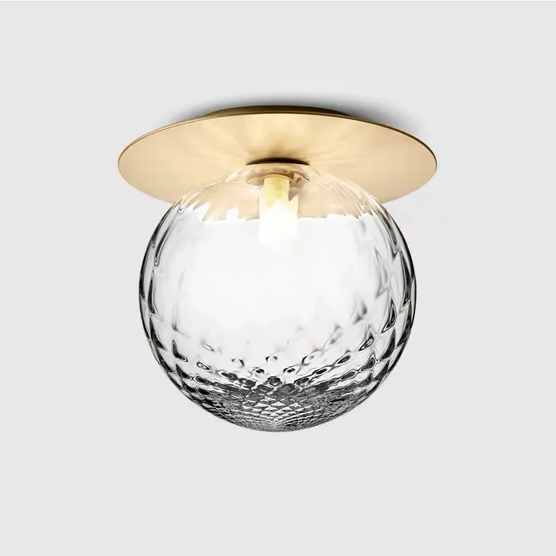 Afralia™ Glass Ball Ceiling Buoyant Fixture Bedroom Hallway Stairs - Aisel Home Lighting Compatible Smart Switches