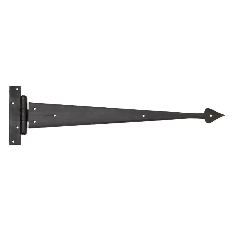 External Beeswax 18" Arrow Head T Hinge (pair) | From Anvil