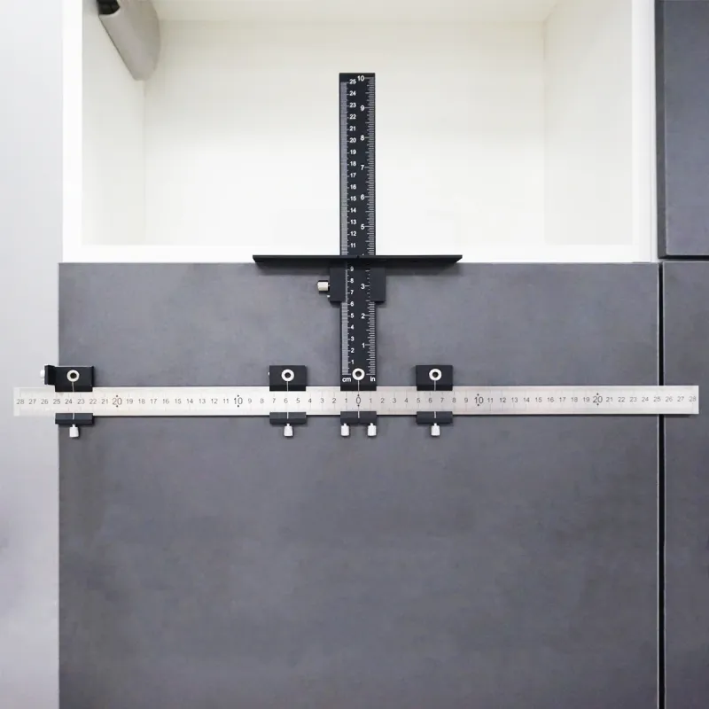 Self-Closing Cabinet Handle Installation Jig