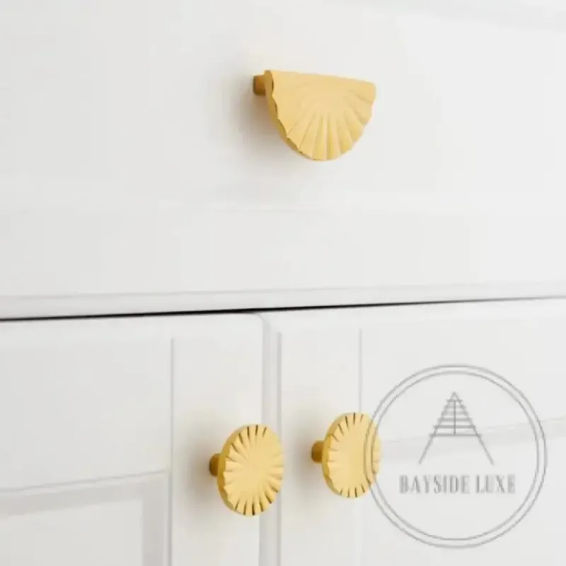 Bayside Luxe - Berry Half Fan Knobs Compatible IKEA Sektion