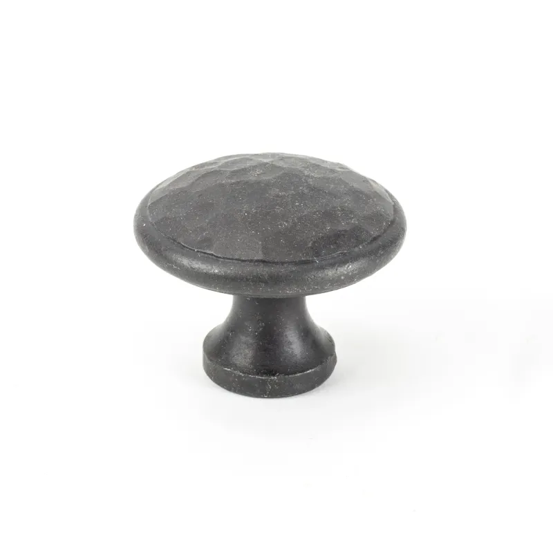 Beeswax Hammered Cabinet Knob - Jumbo | From Anvil