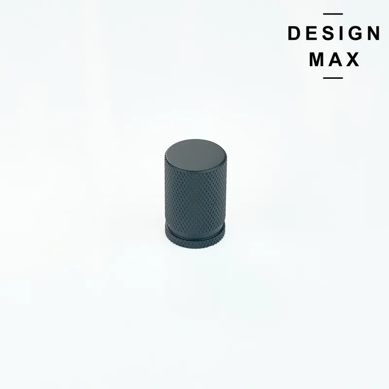Brisa Matte Charcoal Cylinder Knob