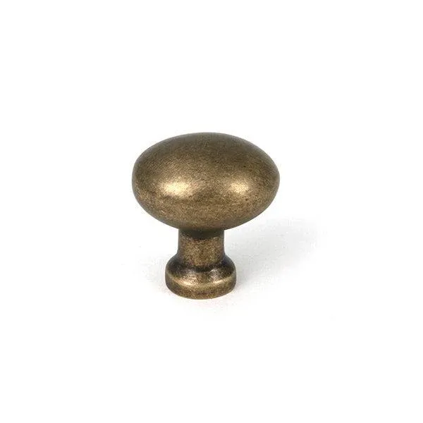 Burnished Warm alloy Moore Cabinet Knob - 25mm Kitchen Cabinets