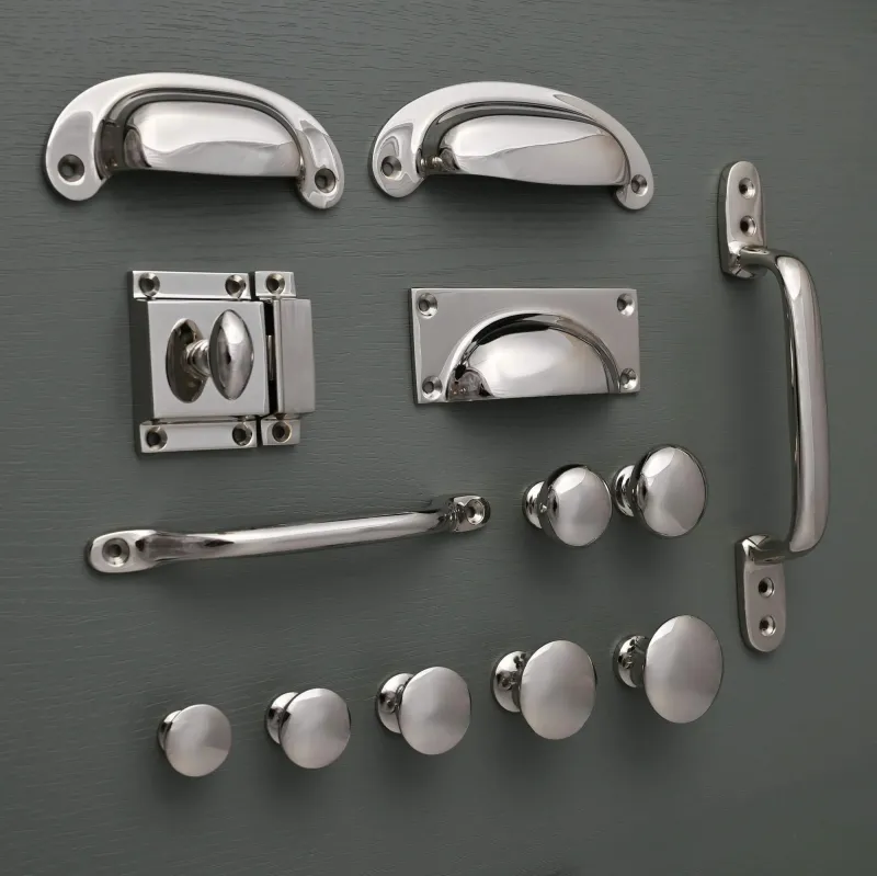 Classic Reflective Nickel Cupboard Handles