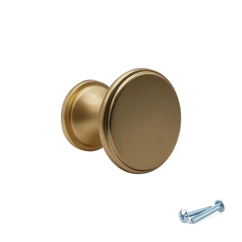 Concealed Mount M4TEC Knob Handle Brushed Warm alloy Doors, Drawers or Cupboards VG7 Series 25mm 10 pack