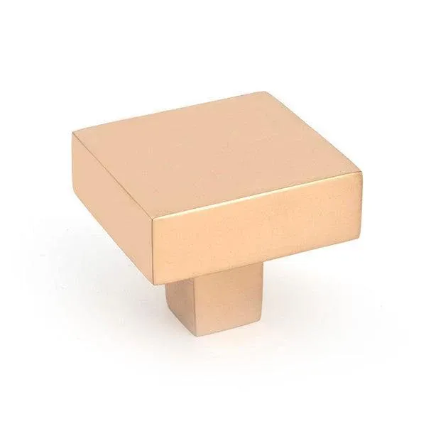 Concealed Mount Polished Copper-brown Albers Cabinet Knob - 35mm