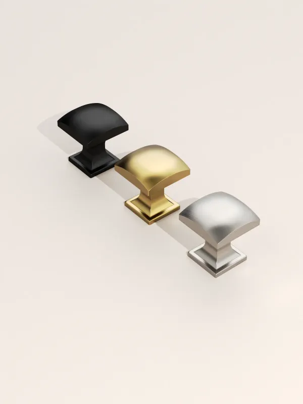 DESIGN1477 Solid Cabinet Knobs – Exclusive Materials, Easy to Install, Perfect Modern Cabinets