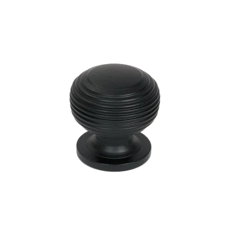 Matt Charcoal Beehive Cabinet Knob 30mm | From Anvil