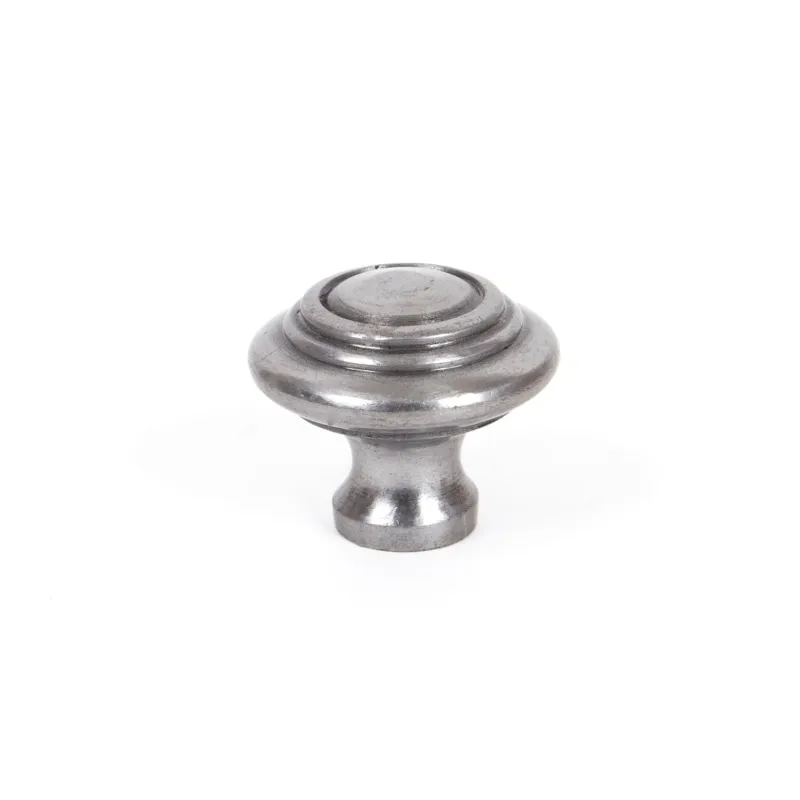 Natural Smooth Ringed Cabinet Knob - Modest | From Anvil