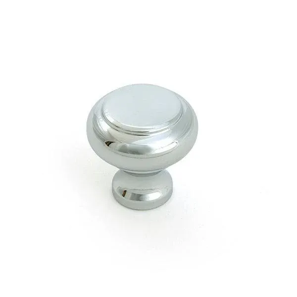 Polished Shiny metal Regency Cabinet Knob - Small Complete Set