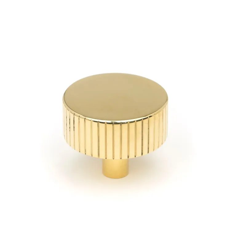 Polished Warm alloy Judd Cabinet Knob - 38mm (No Rose) | From Anvil