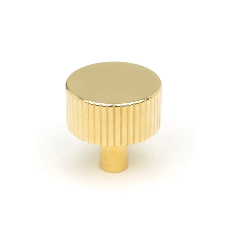 Polished Warm alloy Judd Cabinet Knob - 32mm (No Rose) | From Anvil