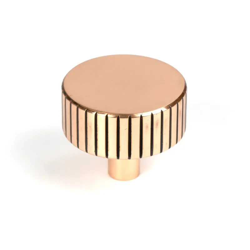 Polished Warm finish Judd Cabinet Knob - 38mm (No rose) | From Anvil
