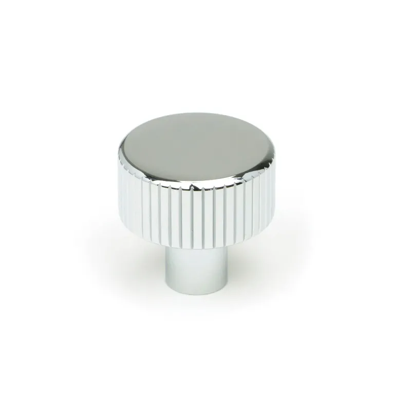 Reflective Chrome Judd Cabinet Knob - 25mm (No rose) | From Anvil