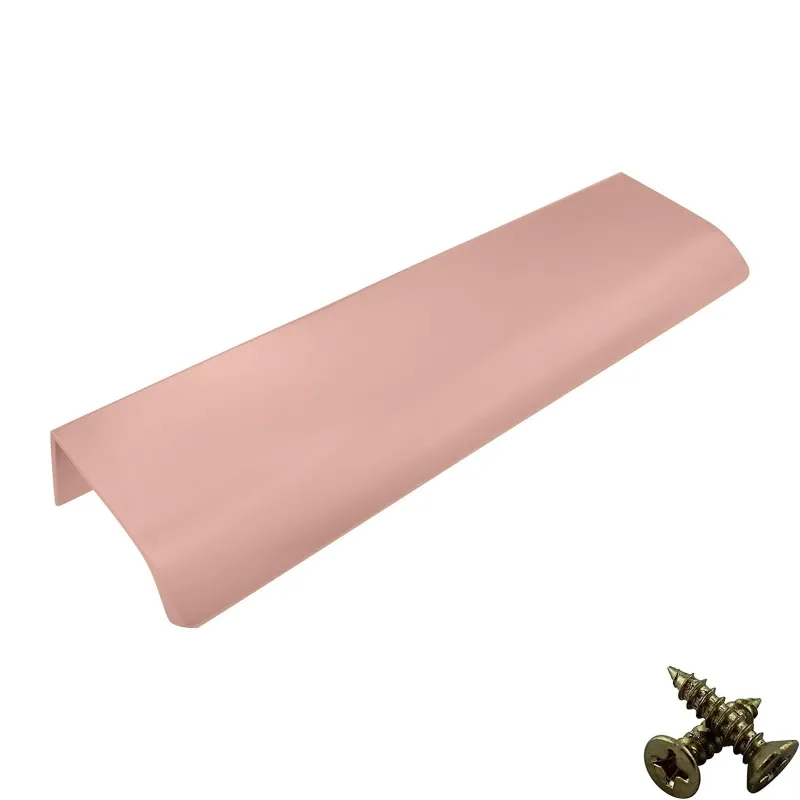Rose Amber Aluminium Cabinet Handle – Modern Cupboard, Drawer & Door Pull (Pack 10)