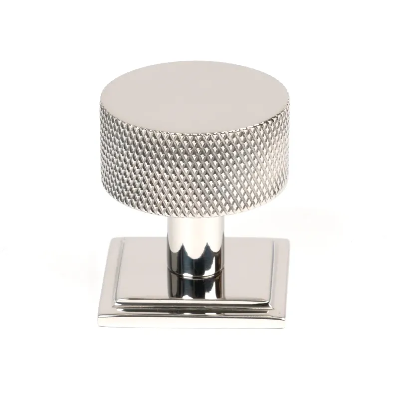 Smooth SS (304) Brompton Cabinet Knob - 32mm (Square) | From Anvil