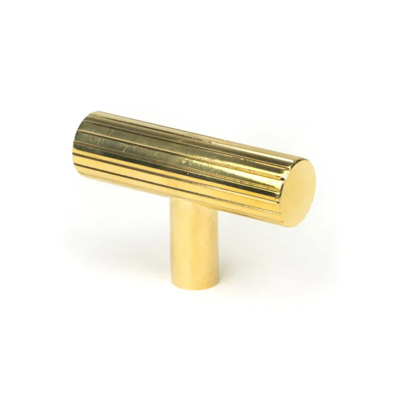Smooth Brass Judd T-Bar | From Anvil