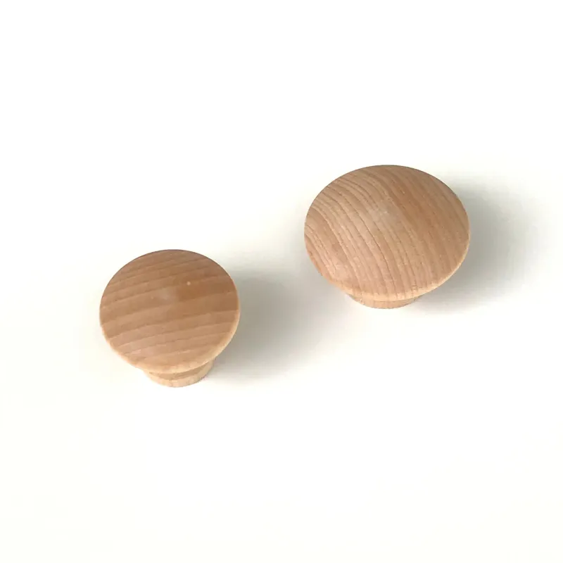 Timber Unfinished Round "Dot" Cabinet Drawer Knobs, Drawer Pull, Kitchen Cabinet Hardware