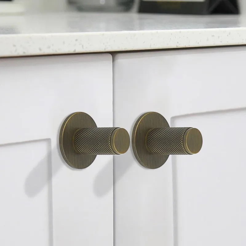 Touch Release Solara Solid Warm alloy Cabinet Knob