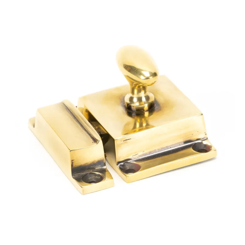 Aged Warm alloy Cabinet Latch | From Anvil Complete Set