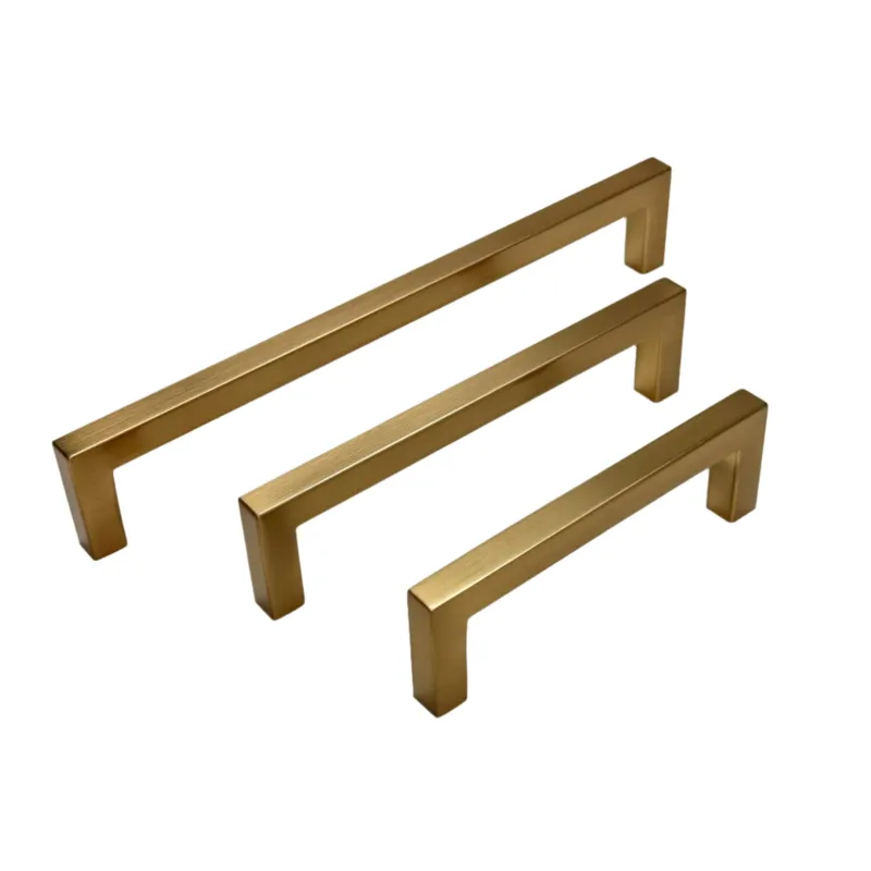 Champagne Copper-brown "Style 55" Rectangular Drawer Pulls