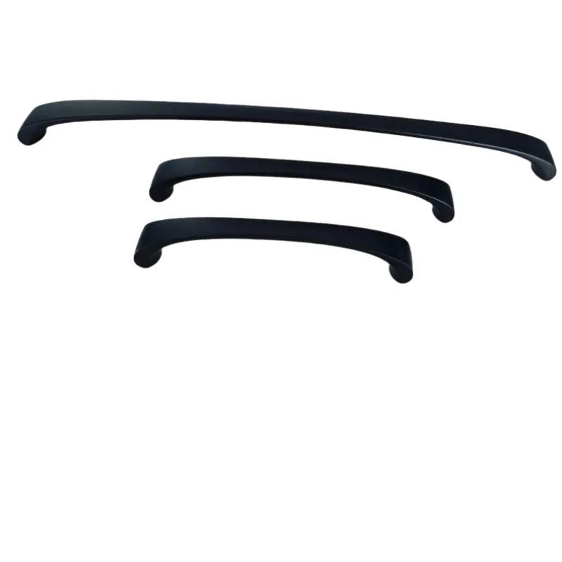 Charcoal Matte Collection "Archie 2" Contemporary Cabinet Pulls