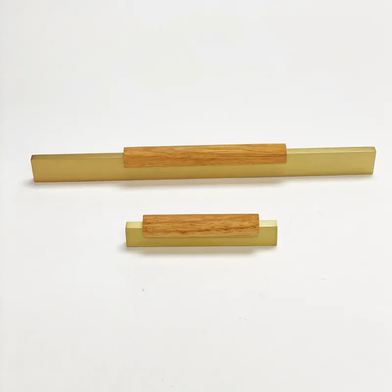 Closet Robust Wood Natural Color and Metal Drawer Pulls