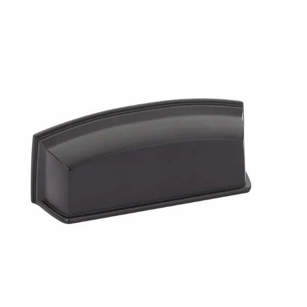 European Style Matte Midnight Cabinet Cup Drawer Pull "Moderna" - Kitchen Drawer Handle
