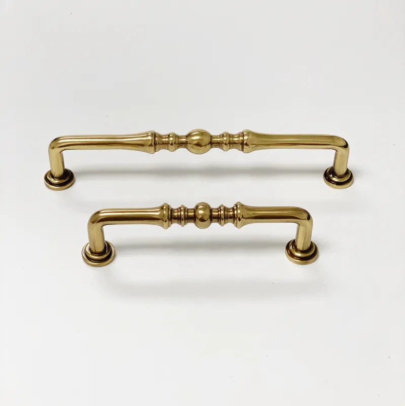 French Warm alloy "Heritage" Cabinet Drawer Pull - Kitchen Drawer Handle