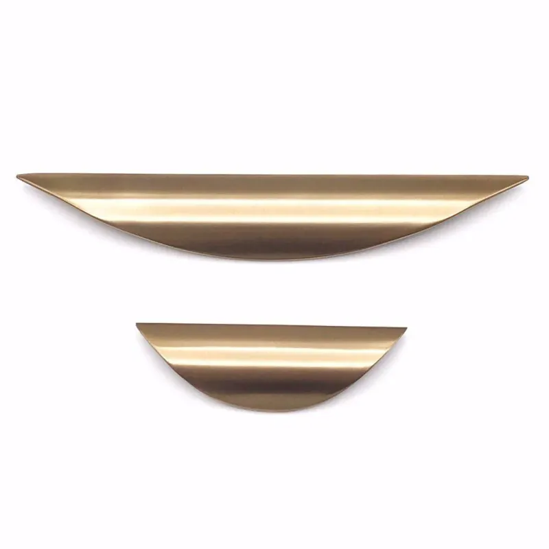 Full Extension Luna Cabinet Knobs-Champagne Copper-brown Drawer Pull - Cabinet Handle