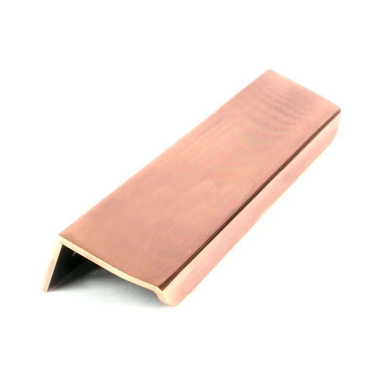 Glossy Bronze 200mm Moore Edge Pull | From Anvil