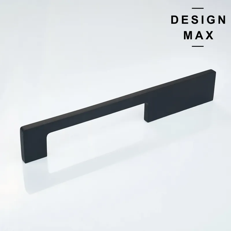 Kiron Soft-touch Black Brass Appliance Pull