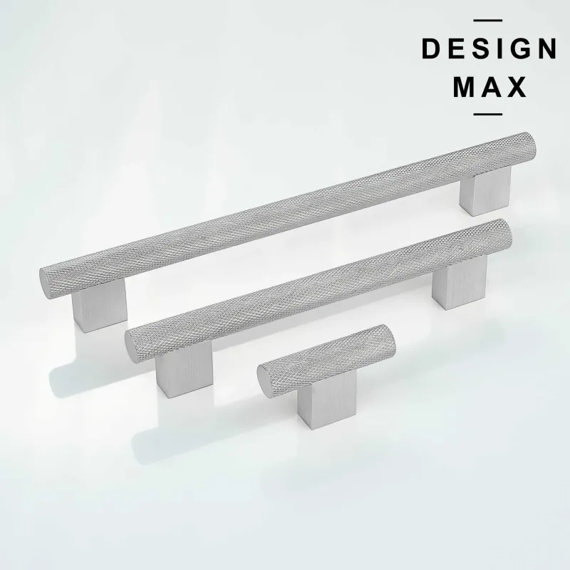 Kordox Satin Quicksilver Brass Cabinet Pull 10-Year Warranty