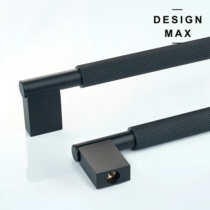 Kordyn Matte Midnight Solid Brass Cabinet Pull Kitchen Cabinets