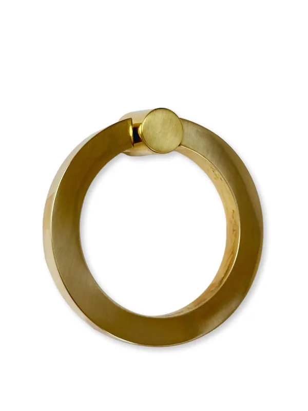 OEM Replacement Polished Warm alloy "Maya" Round Ring Pull Cabinet Knob