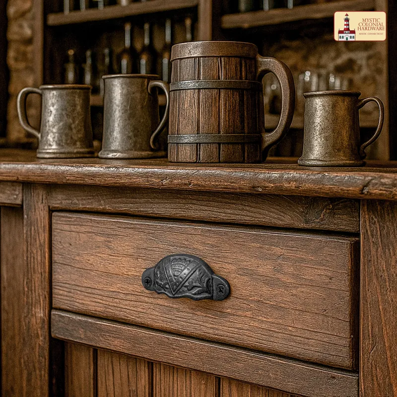 OEM Replacement Rustic Cast Iron Adjust 4 Drawer Pulls Cabinet Cup Pulls: Ideal Victorian, Colonial, Retro, Steampunk, Got...