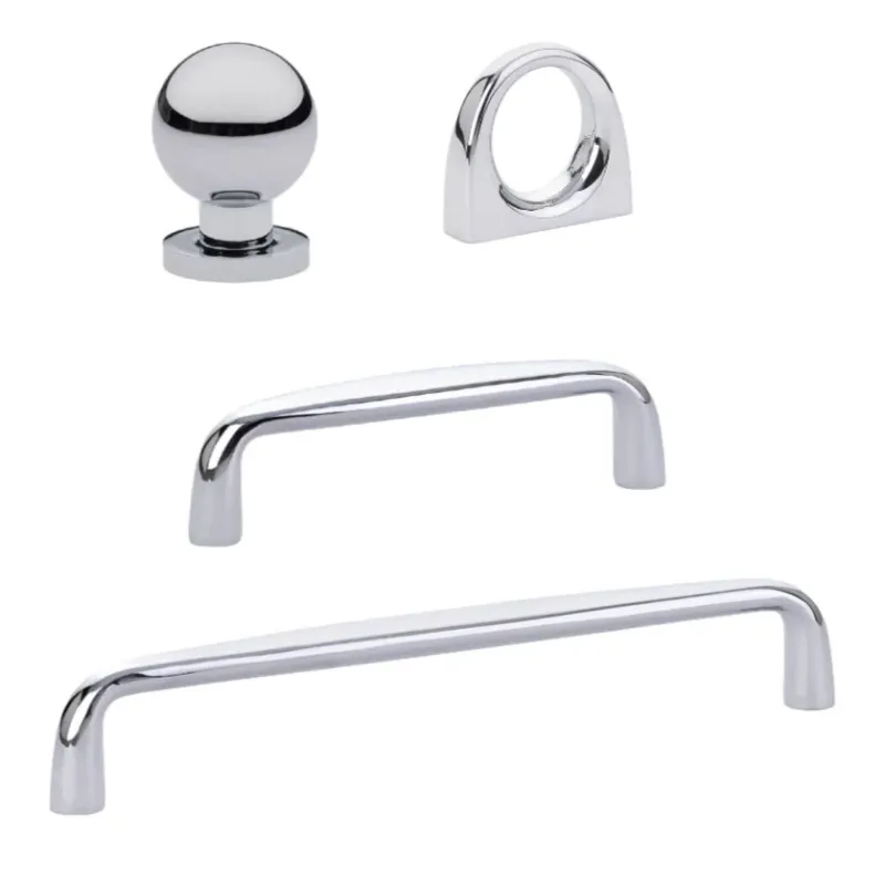 Omni Cabinet Knobs and Drawer Pulls Polished Chromium