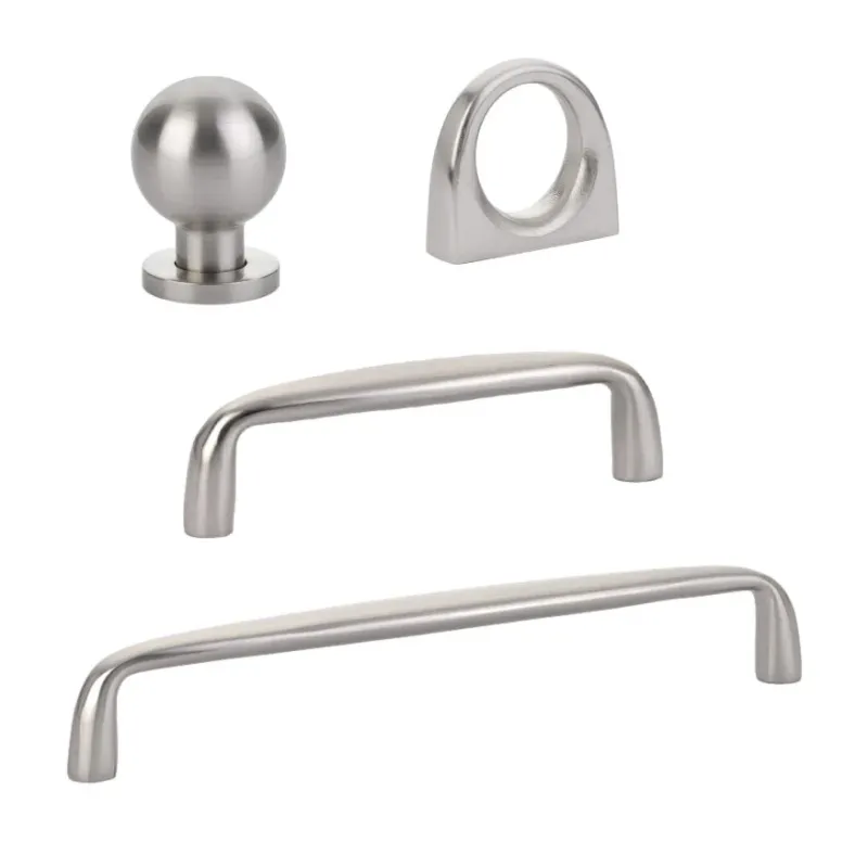 Omni Cabinet Knobs and Drawer Pulls Satin Nickel Brushed Nickel