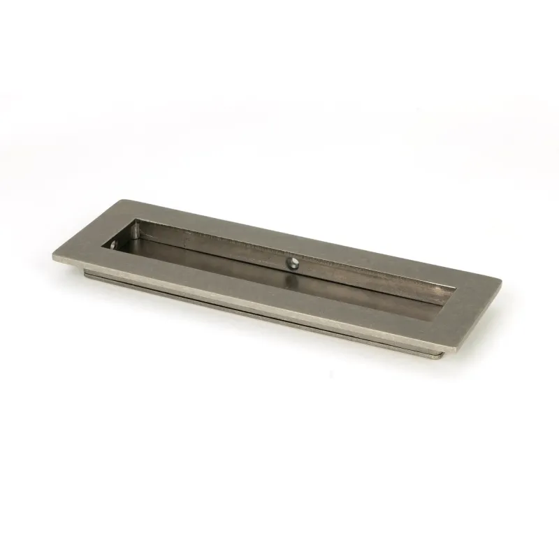 Pewter 175mm Plain Rectangular Pull | From Anvil