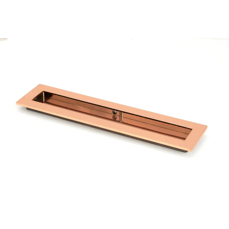 Reflective Bronze 250mm Plain Rectangular Pull | From Anvil