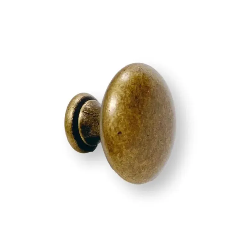 Round "Ella" Antique Copper-brown Round Cabinet Knob