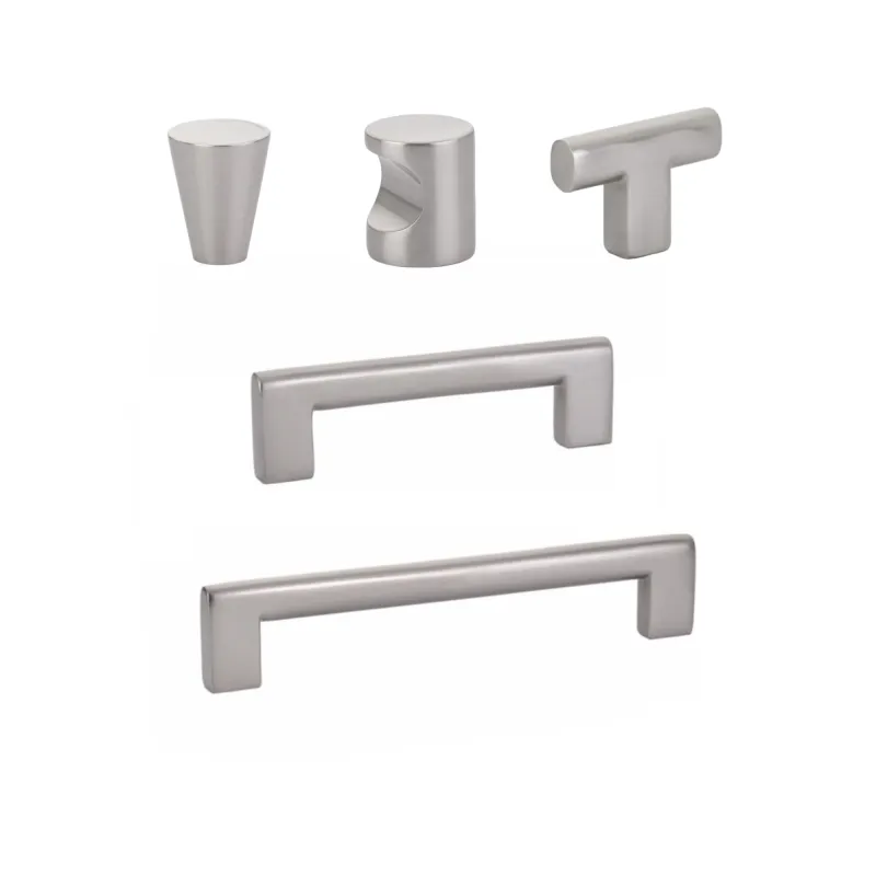 Satin Nickel "Luxe" Cabinet Knobs and Drawer Pulls Blum