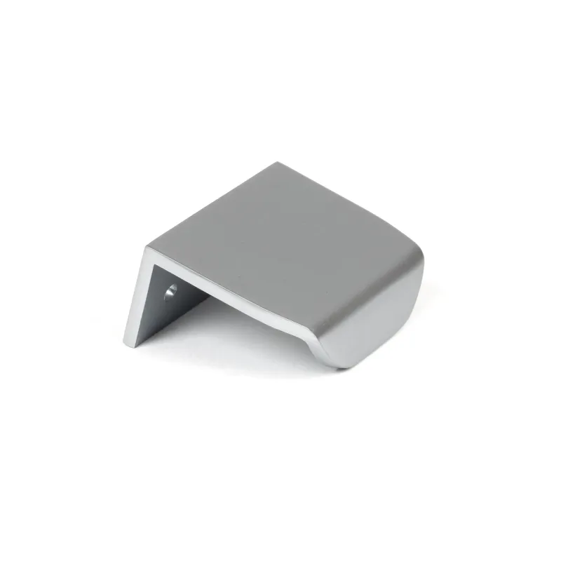 Satin Shiny metal 50mm Moore Edge Pull | From Anvil